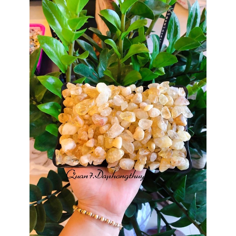 Vụn Đá Thach Anh Vàng Vip