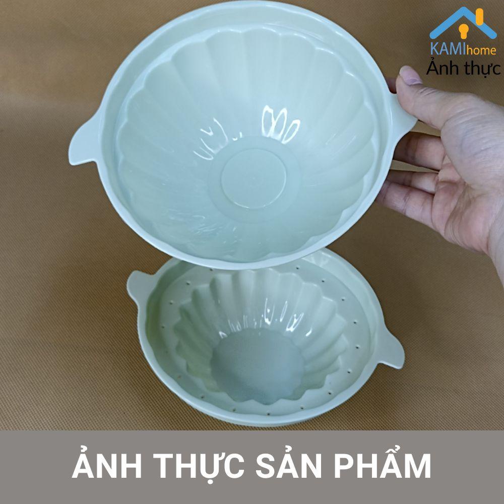 Khuôn làm đá hình bát tô đựng đồ ăn giữ lạnh cỡ 19cm KM 20109