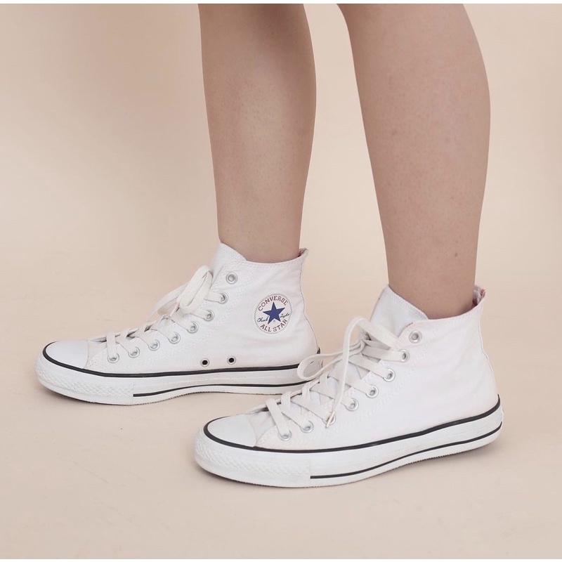 Giày Converse Trắng Classic Hi Real2hand