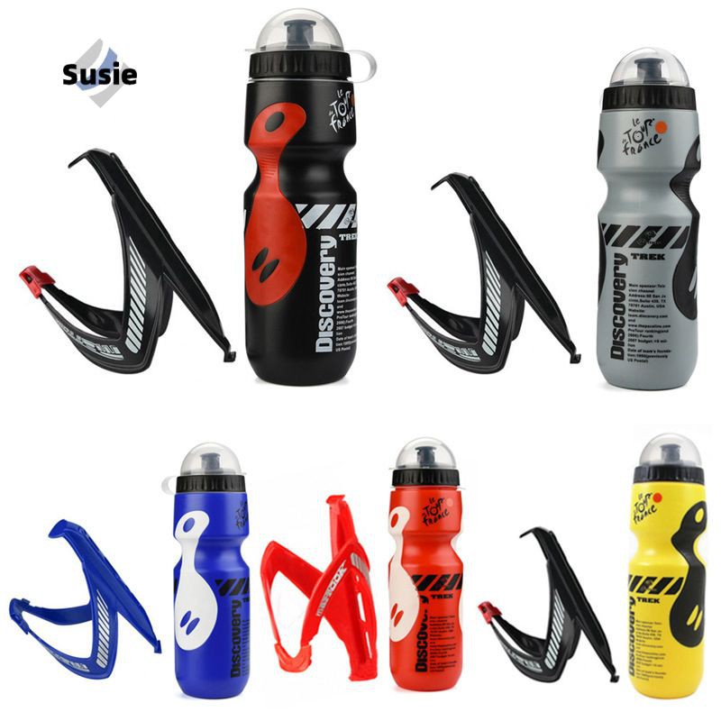 Bộ bình uống nước kèm giá gắn bình hình chữ V kết cấu sợi carbon gắn xe đạp địa hình du lịch ngoài trời