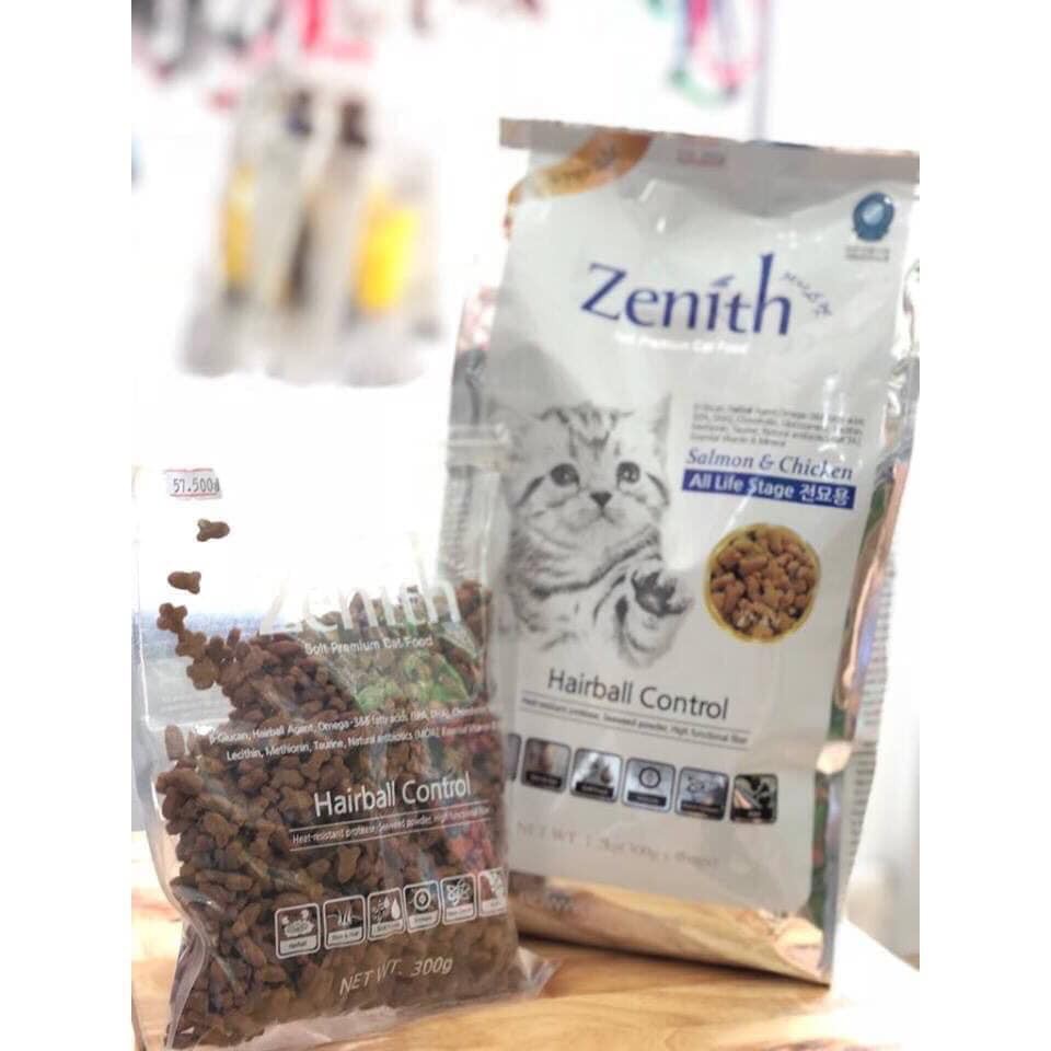 Thức ăn hạt mềm cho mèo tiêu búi lông Zenith Cat Hairball