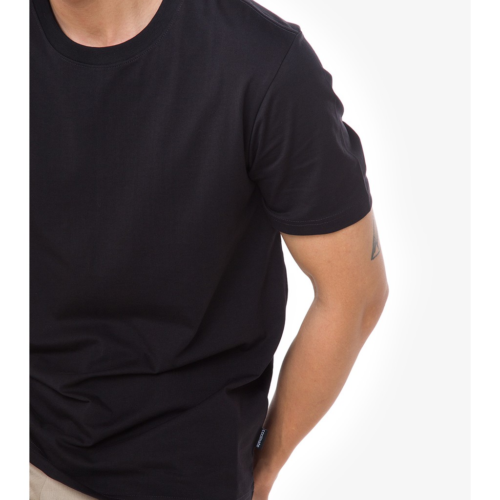 Áo thun nam 100% Coton Essential Tee màu ĐEN thương hiệu Coolmate | BigBuy360 - bigbuy360.vn