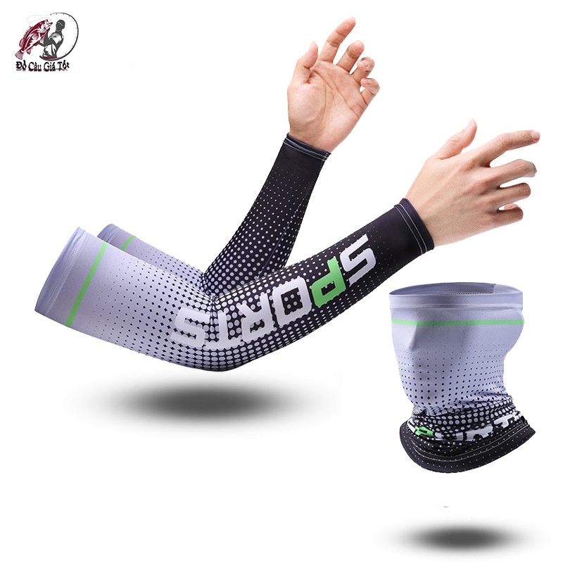 Ống Tay, Che Mặt Chống Nắng Co Giãn, Đàn Hồi, Thoáng Mát