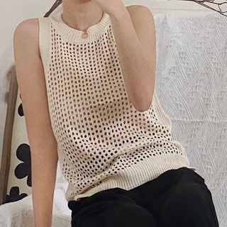 [ORDER] Áo ba lỗ đan móc lưới
