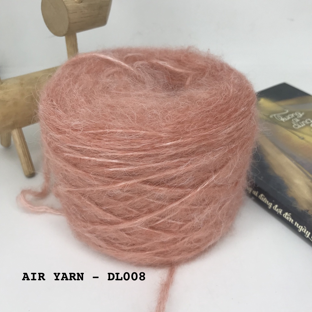 Air yarn , len không khí , siêu êm và mềm mượt , cuộn 100gr