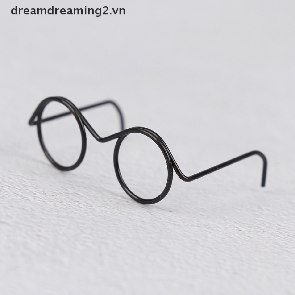 Bộ 10 Thấu Kính Tròn Phong Cách retro Thời Trang Cho Búp Bê