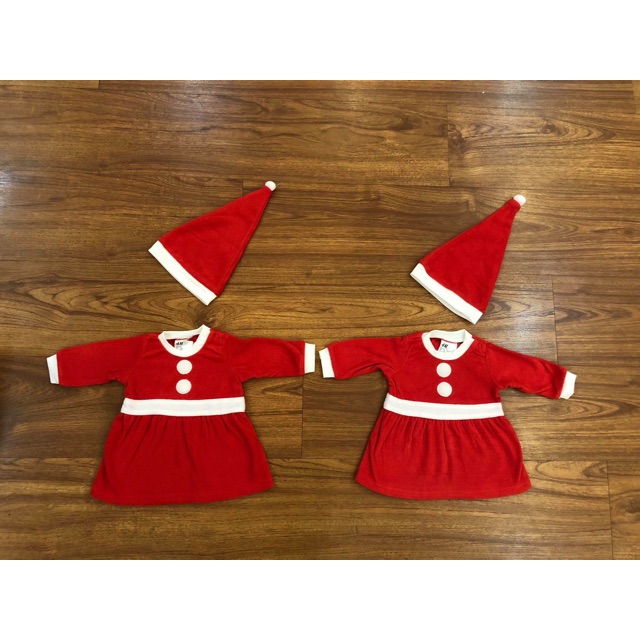 SALE Váy Noel H&M xuất dư kèm mũ