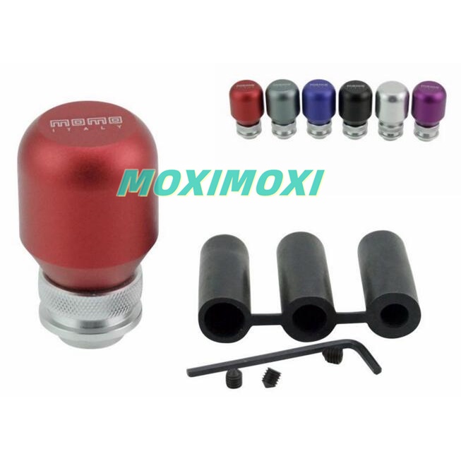 Đầu gạt chuyển số xe hơi / xe tải chất liệu nhôm màu xanh dương chuyên dụng  MOMO