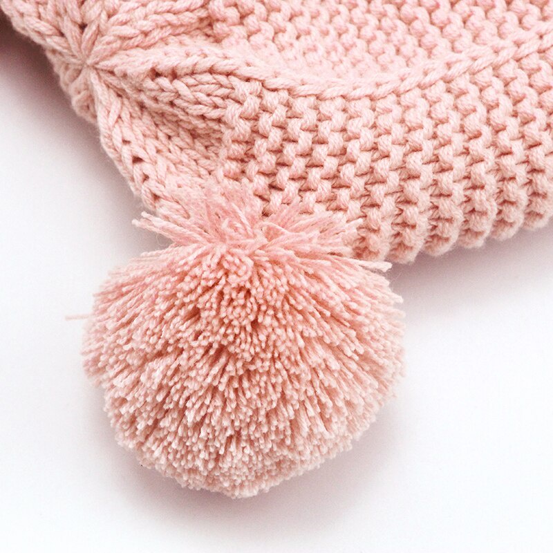 Mũ Beanie Dệt Kim Dày Dặn Giữ Ấm Mùa Đông Cho Bé Trai Và Bé Gái 0-24 Tháng Tuổi