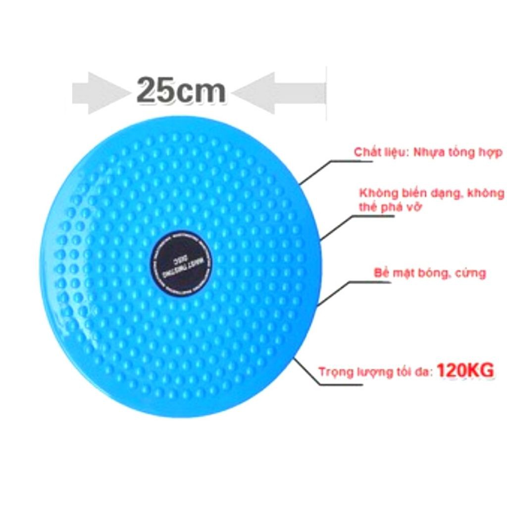 Đĩa Xoay Eo Bấm Huyệt Cao Cấp Massage - Bàn Xoay Eo Massage Làm  Giảm Eo Thon Gọn - ALOKIDS TB