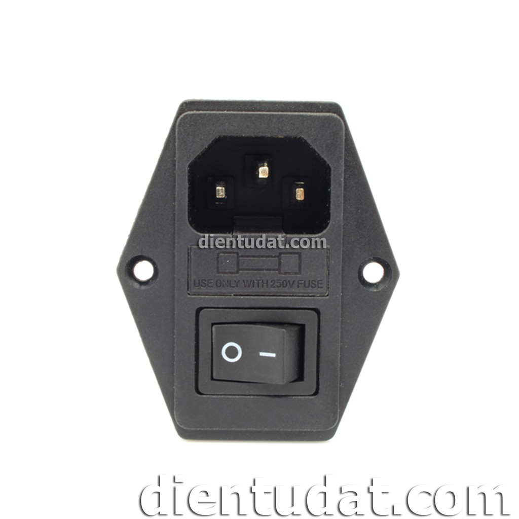 Socket Nguồn Có Cầu Chì - Công Tắc