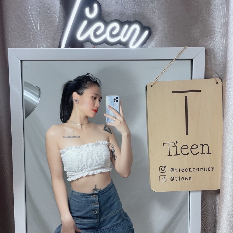 Áo ống loang basic tôn da tôn dáng