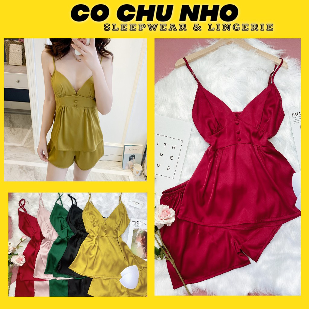 ♥️[Q11.HCM]♥️ LL626 bộ ngủ mặc nhà- đồ bộ satin lụa dễ thương - CCNCS