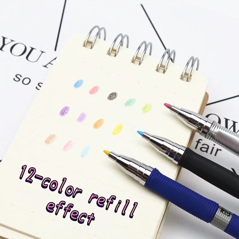 Bút chì cơ học không gọt bút chì màu 2.0mm dễ thương cho học sinh