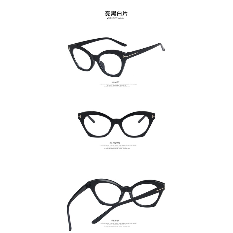 Kính mắt mèo chống tia bức xạ phong cách Hàn Quốc cổ điển thời trang cho nữ