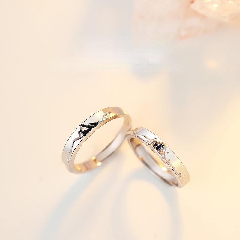 Nhẫn hở bằng đồng thời trang độc đáo cho nam nữ