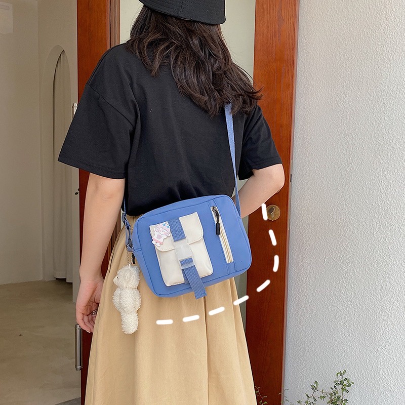 Túi Đeo Chéo Canvas 2022 Thời Trang Phong Cách Nhật Bản JP5