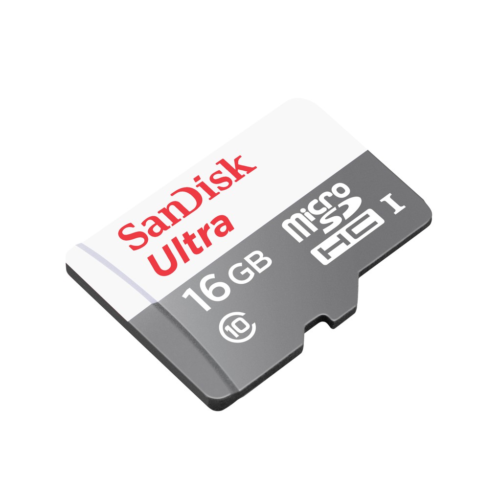 Thẻ nhớ micro SDHC Sandisk 16GB upto 80MB/s 533X Ultra UHS-I tặng Adapter