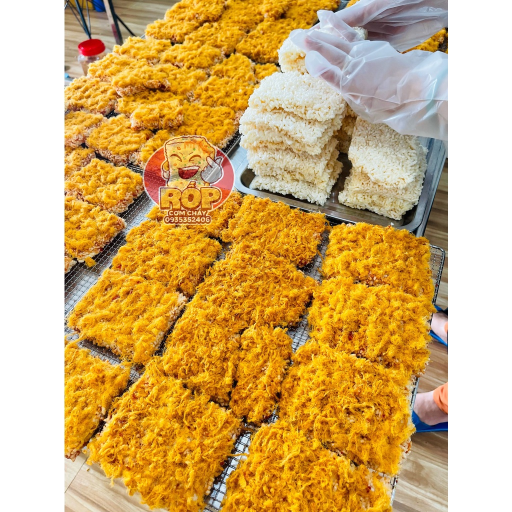 Cơm Cháy Rốp gạo lứt chà bông loại 250 gram