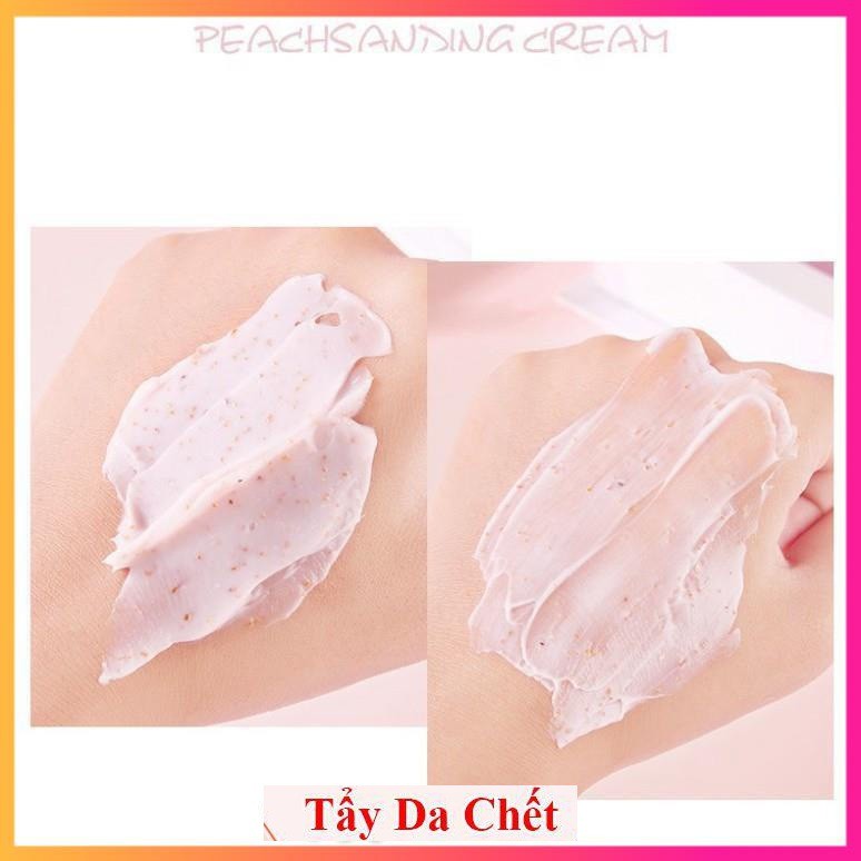 Hũ tẩy da chết hương đào Body Scrub HEYXI Peach Clear 200g BSH2