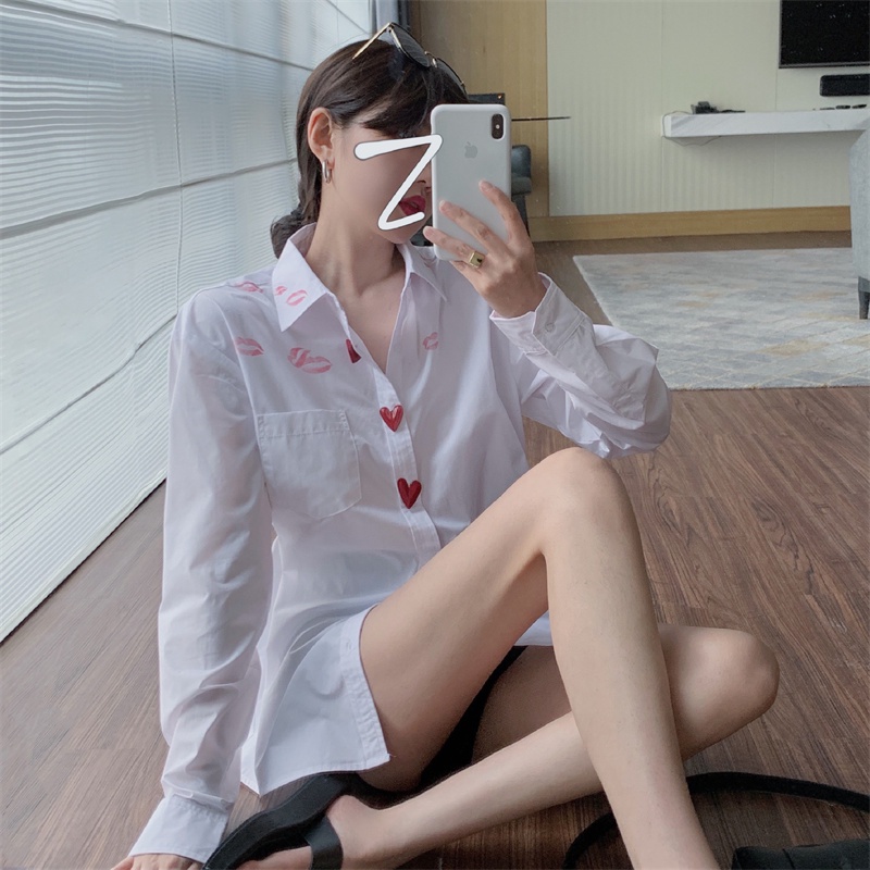 Áo Kiểu Tay Dài Thời Trang Xinh Xắn Cá Tính Cho Nữ