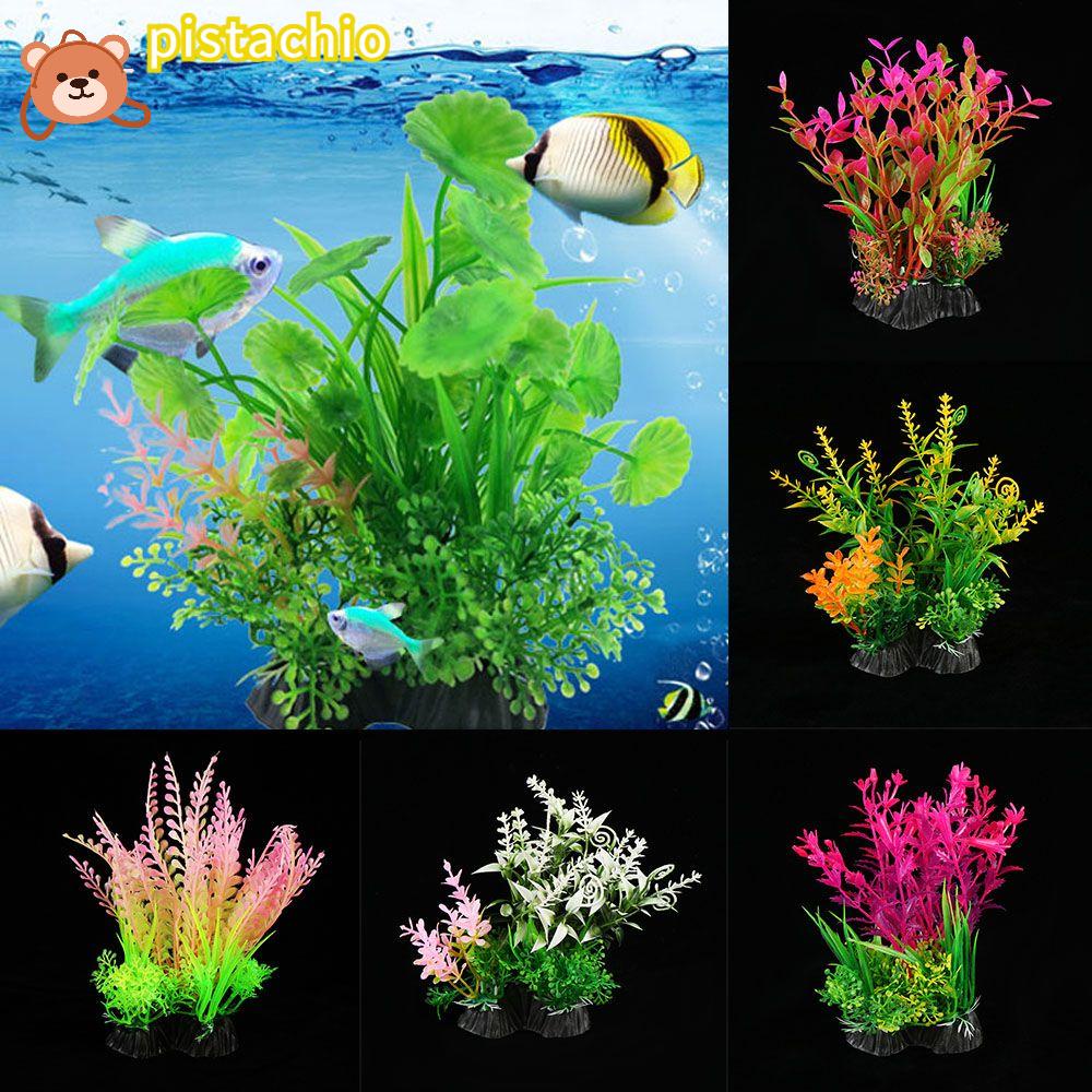 Cây Cỏ Nhựa Giả Trang Trí Dưới Nước 14cm