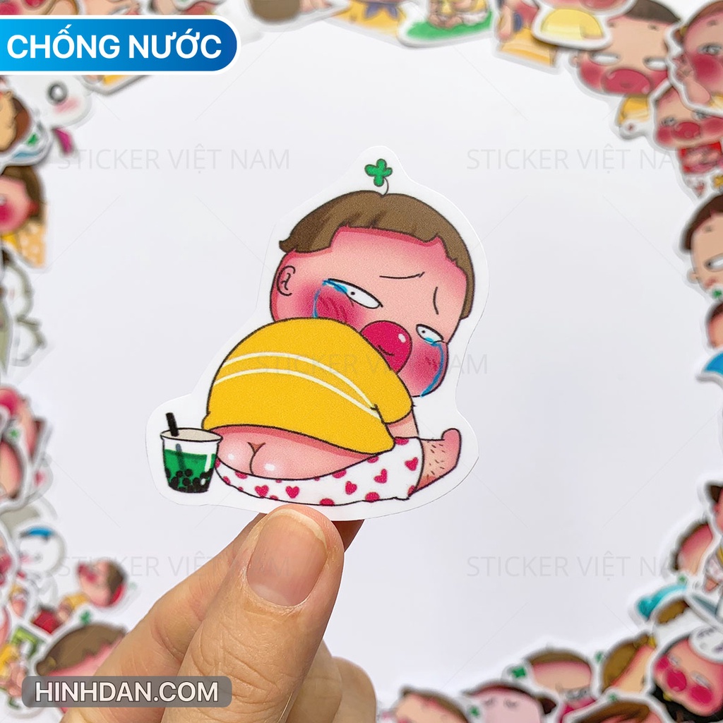 Quỳnh Aka Stickers - Chất liệu PVC Cao Cấp Chống Nước Dán Trang Trí - Kích thước 4~8cm - Sticker Việt Nam