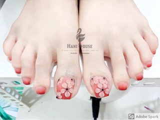 Móng chân giả nail thiết kế