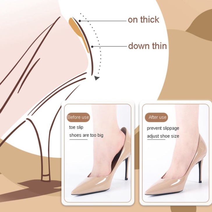 Miếng Dán Gót Chân Tự Dính Chống Ma Sát Giảm Đau Chăm Sóc Bàn Chân Mềm Mại Thoải Mái Cho Nữ