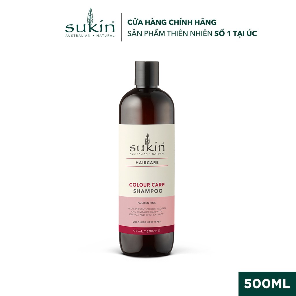 Dầu Gội Dành Cho Tóc Nhuộm Sukin Haircare Colour Care Shampoo 500ml