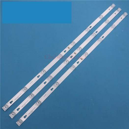 TCL 40P62 #40d2900 - Bộ 3 Thanh 8 Led 6V 689mm cho Tivi TCL l40P62 40S62 L40S62 và các dòng tương tự #XY368