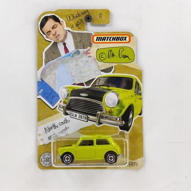 Dễ Thương Mô Hình Xe Đồ Chơi Mini Cooper Mr Bean