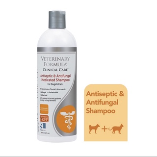 Dầu gội Veterinary Formula Clinical Care dành cho chó mèo ngăn ngừa nấm giảm viêm ngứa 473ml