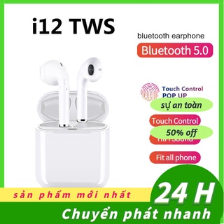 Tai nghe inpods i12 tws tai nghe không dây bluetooth v5.0 tai nghe có mic pk i7s single i10tws i11tws i12tws i14 tws