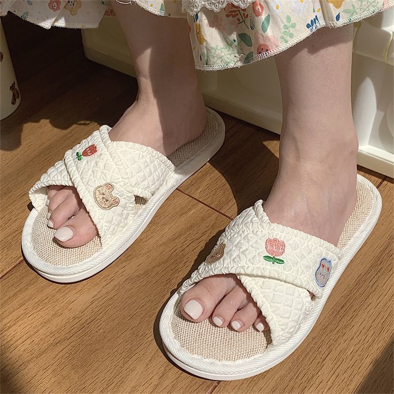 Oeteo Dép Lê Quai Chéo Thời Trang Mùa Thu Dành Cho Nữ