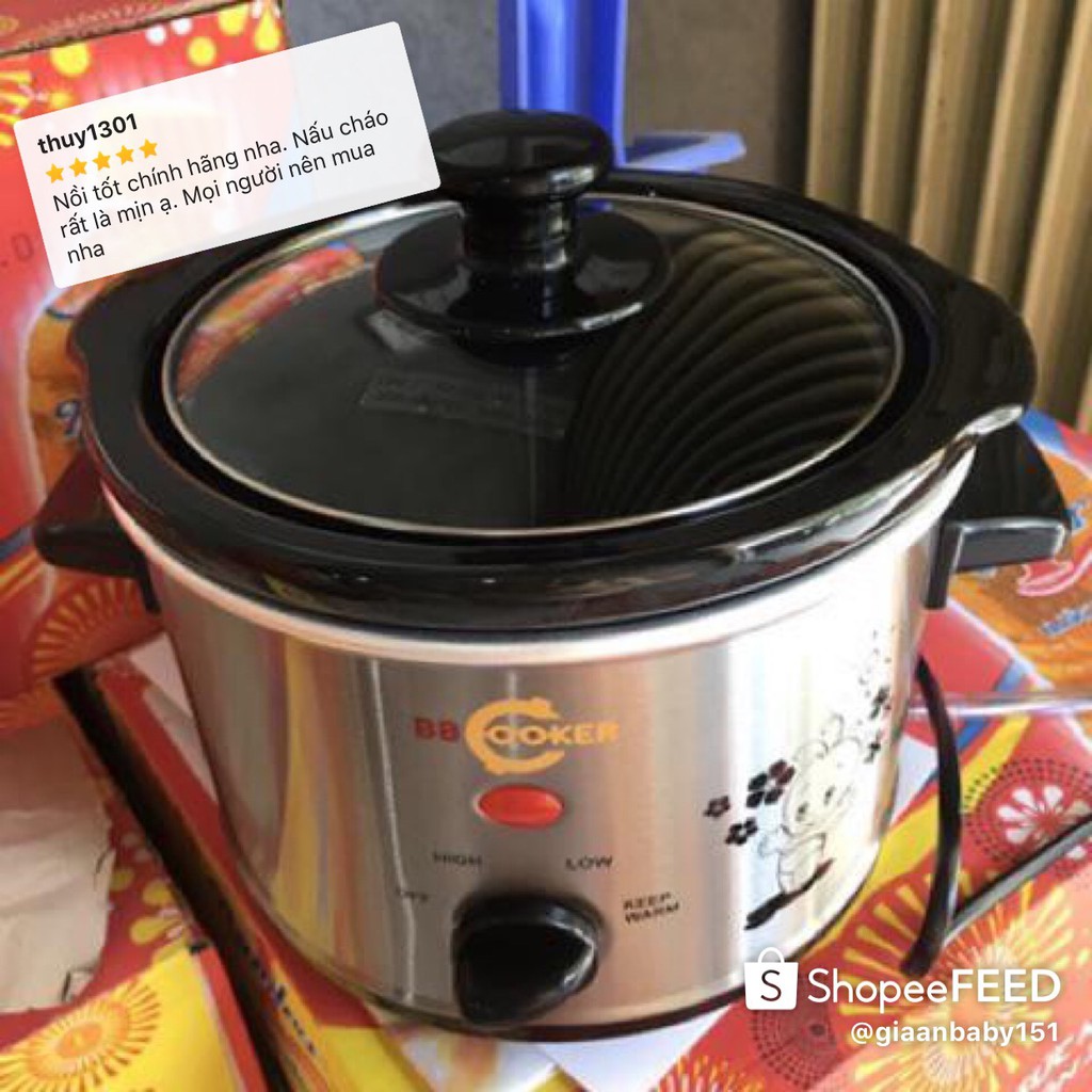 Nồi Nấu Chậm Đa Năng BBCooker 1.5L