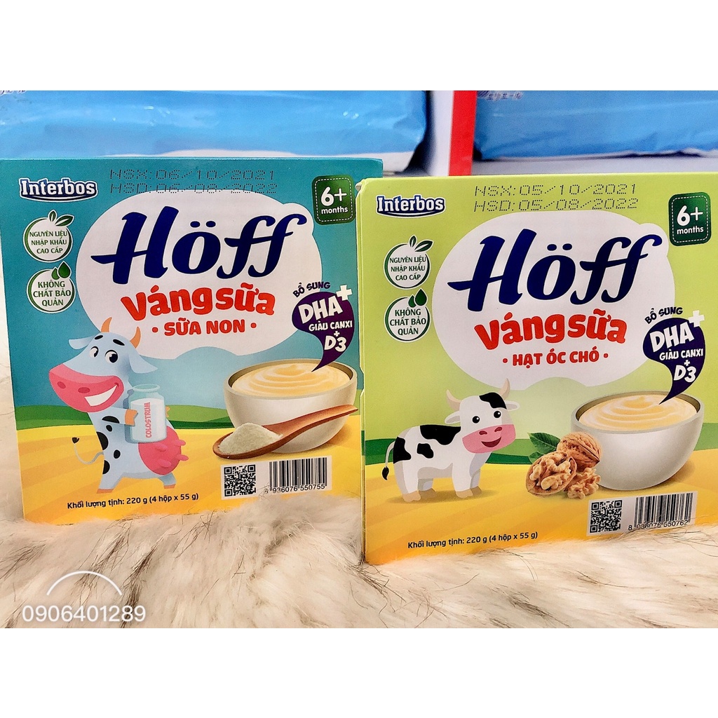 Sữa chua/váng sữa Trẻ em Hof(lốc 4 hộp x 55g)