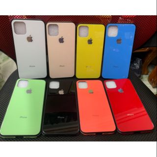 Ốp lưng Iphone 11 Pro max viềng dẻo lưng kính