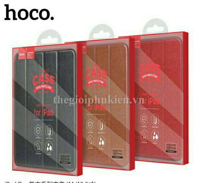 Bao da nắp gập ipad air 2 / ipad 6 chính hãng hoco crystal