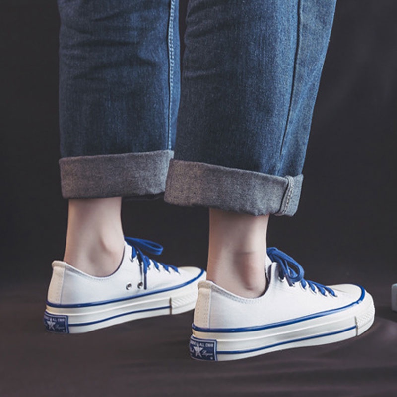 Giày Thể Thao Vải canvas Cổ Thấp Thời Trang Phong Cách Cho Nữ