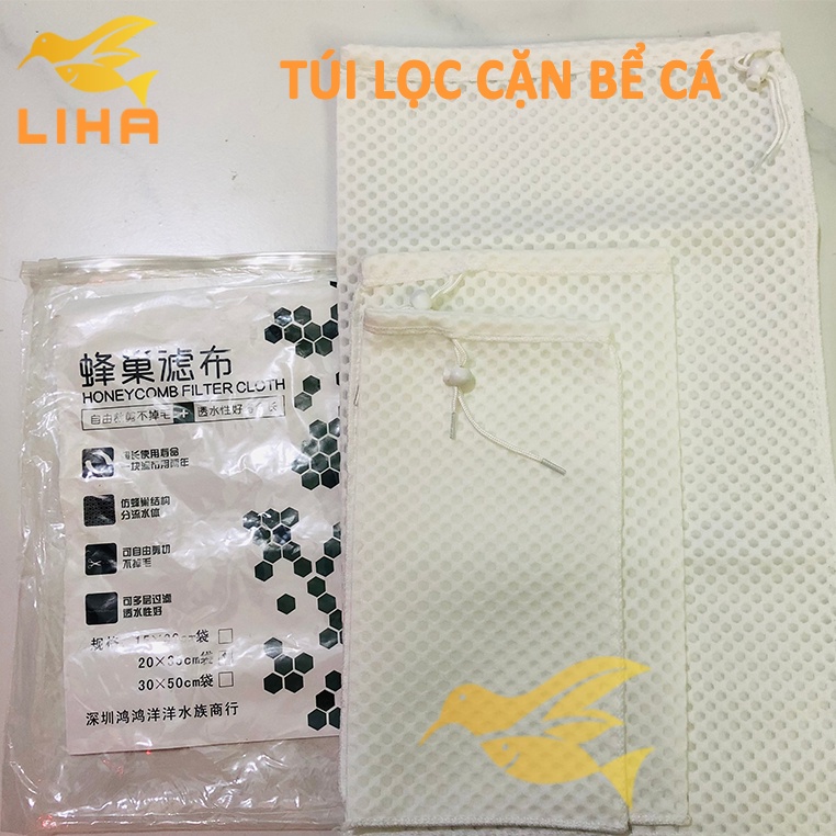 Túi Lọc Tổ Ong (14x27cm/19x36cm) - Túi Lọc Cặn Cao Cấp Cho Hồ Cá