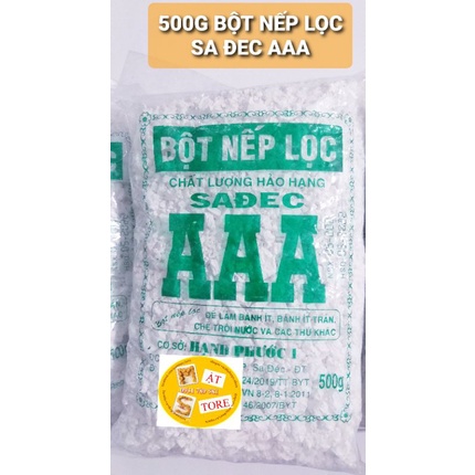 500G BỘT NẾP LỌC AAA SA ĐÉC HẢO HẠNG
