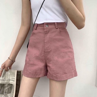 Quần Sooc Lưng Cao Chất Jean Co Dãn FULL màu(Hàng QC Oder)