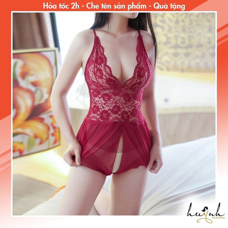 Bodysuit ren mỏng sexy đồ ngủ jum gợi cảm - B15