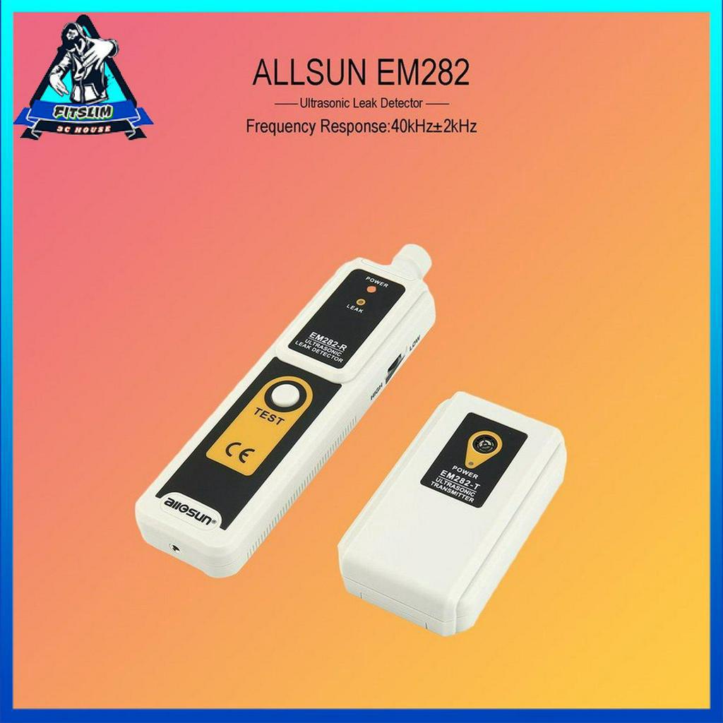 Máy dò rò rỉ siêu âm Allsun EM282 Màn hình rò rỉ khí lỏng Màn hình LED chỉ báo