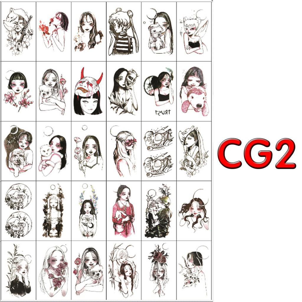 Bán Hình Xăm Dán Mini Chống Thấm Nước Combo 30 Tấm (10x6cm) | BigBuy360 - bigbuy360.vn