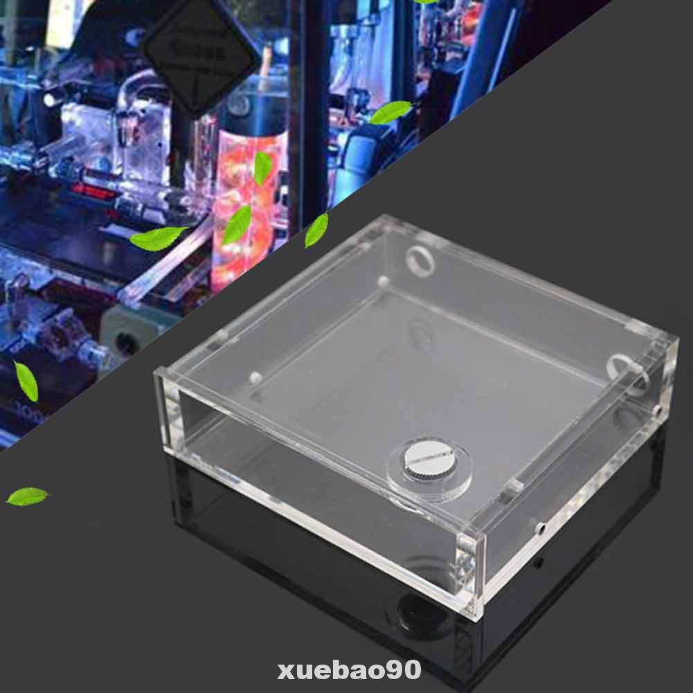Accessories Durable Stable Easy Install Transparent Acrylic Single Drive Water Cooling Tank