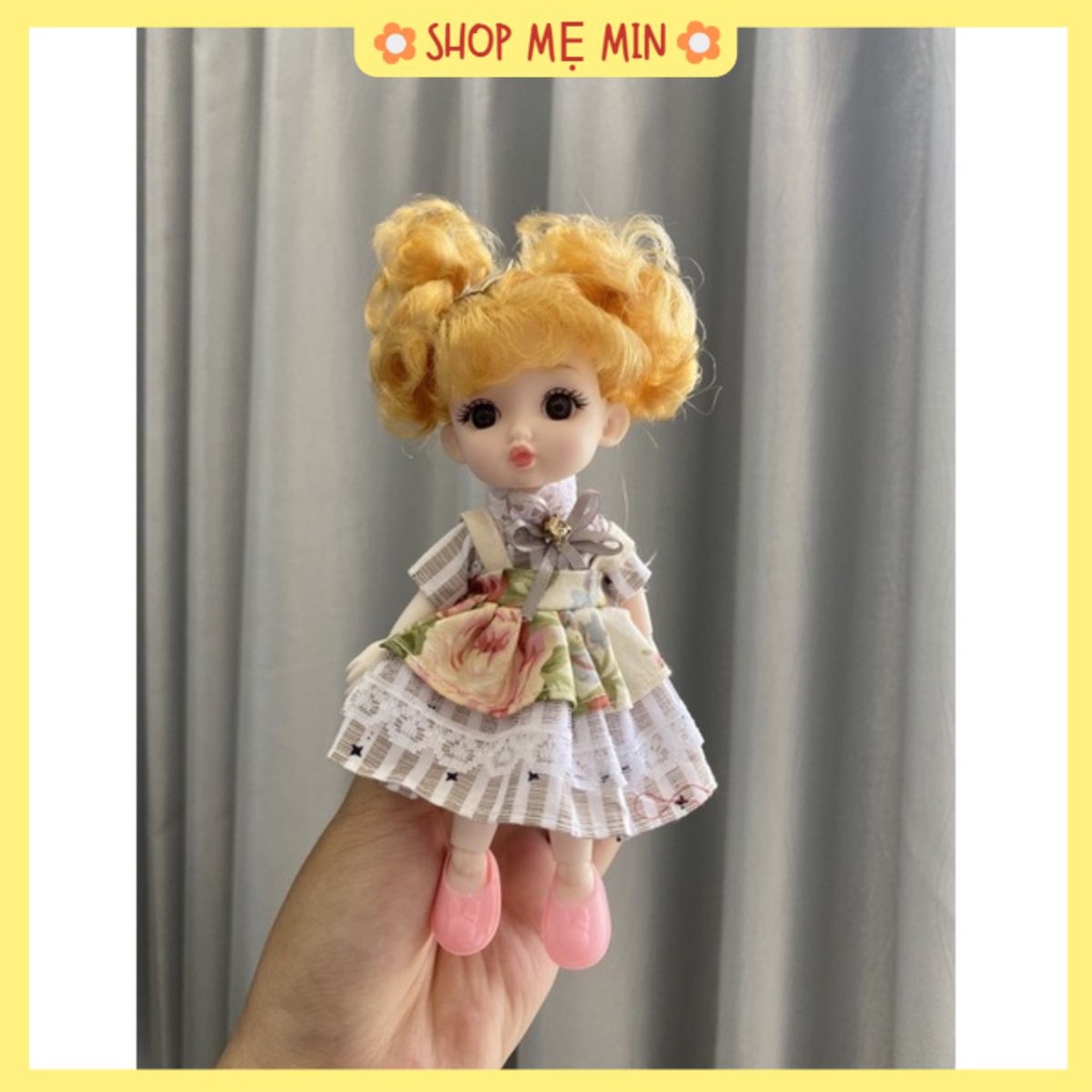 Quà Tặng cho bé - Búp bê dễ thương khớp tay chân đầy đủ. Quà 1/6 cho bé- SHOP MẸ MIN