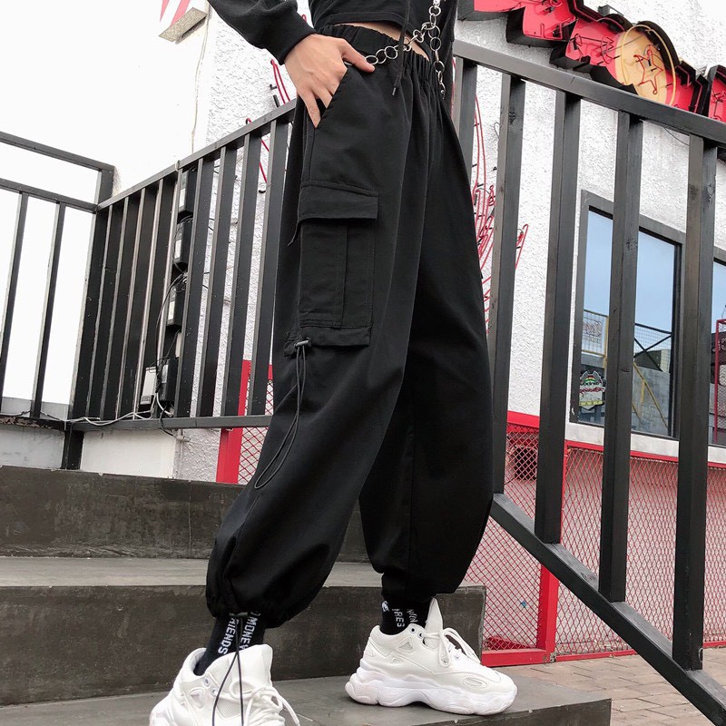 Quần Jogger Kaki Rút Dây Ống