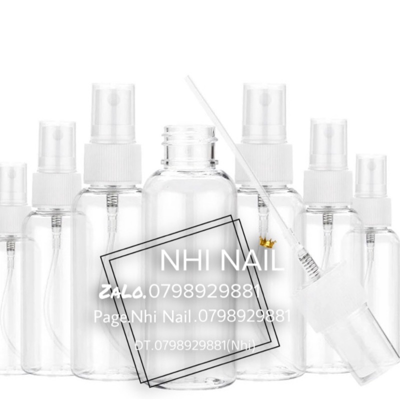 Chai nhựa rỏng có vòi xịt 100ml